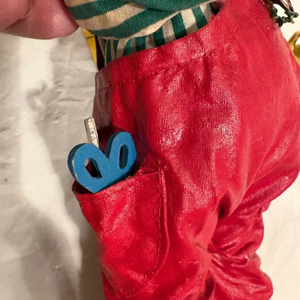 Possible Dreams Ltd Santa - By Clothtique -  The Toy Maker Santa - Vintage 1988